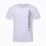 supreme flower t-shirt fashion side logo white